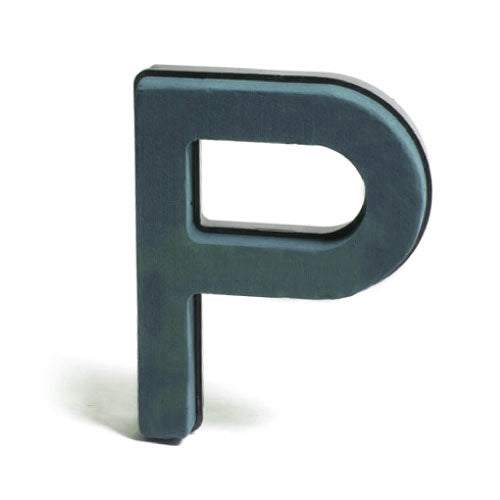 Letter P - Plastic Backed Foam Letter