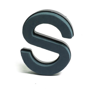 Letter S - Plastic Backed Foam Letter