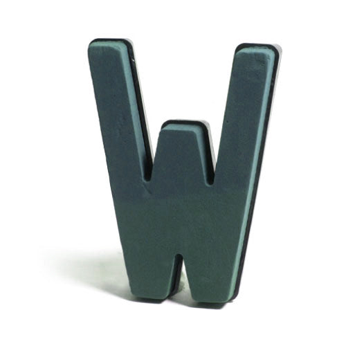 Letter W - Plastic Backed Foam Letter