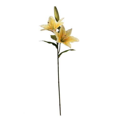 66 cm Yellow Artificial Tiger Lily