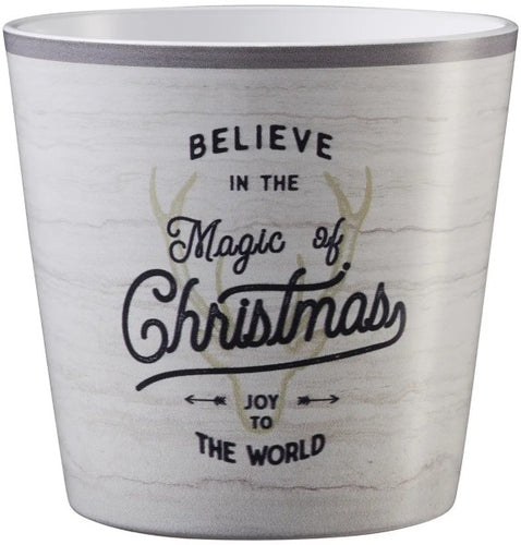 14cm Magic of Christmas - Ceramic Pot Planter Container