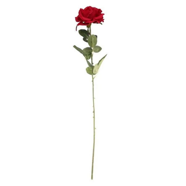 76cm Large Arundel Open Rose Red - Artificial Flower