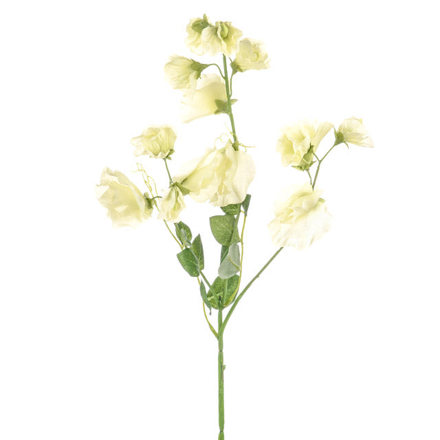 Green Sweetpea Spray - Artificial Flower 68 cm