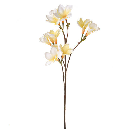 65 cm Lemon Frangipani Spray - Artificial Flower