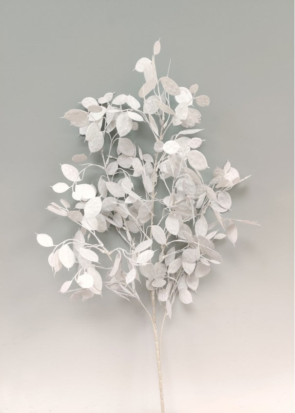 90cm Grey Plastic Leaf Spray - Artificial Flower