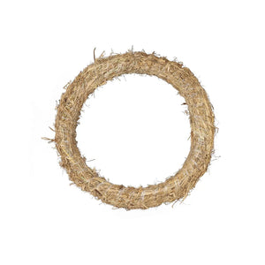 40cm (16") Straw Wreath Ring - Easter Christmas Autumn