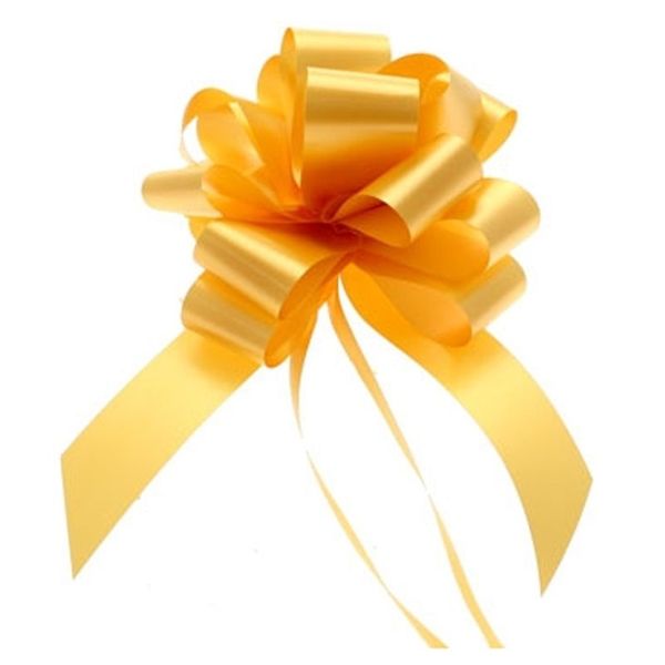 Gold Pull Bows 50mm x 20 Bows