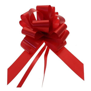 Red Pull Bows 50mm x 20 Bows