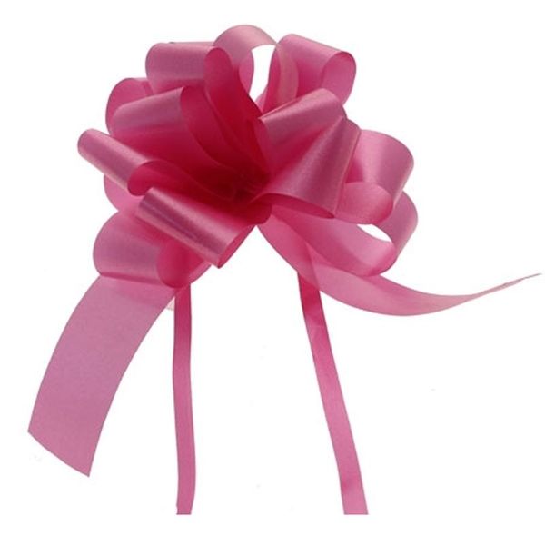 Hot Pink Pull Bows 30mm x 30 Bows