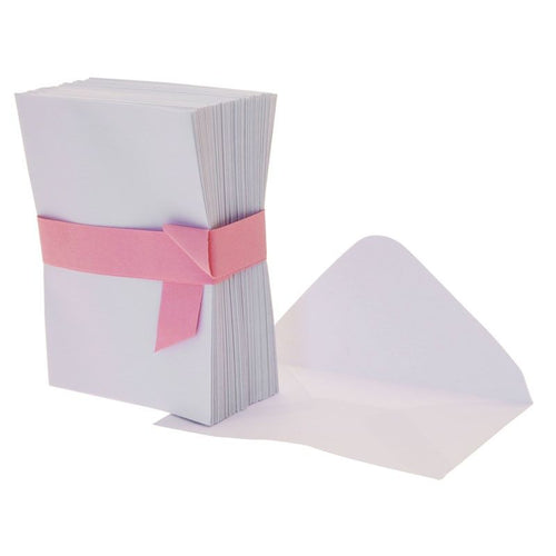 100 x  White Envelopes - Florist Floristry Small Paper 11cm x 7.6cm