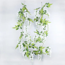 Load image into Gallery viewer, 210cm (7ft) Wisteria Garland Cream - Wedding Decoration
