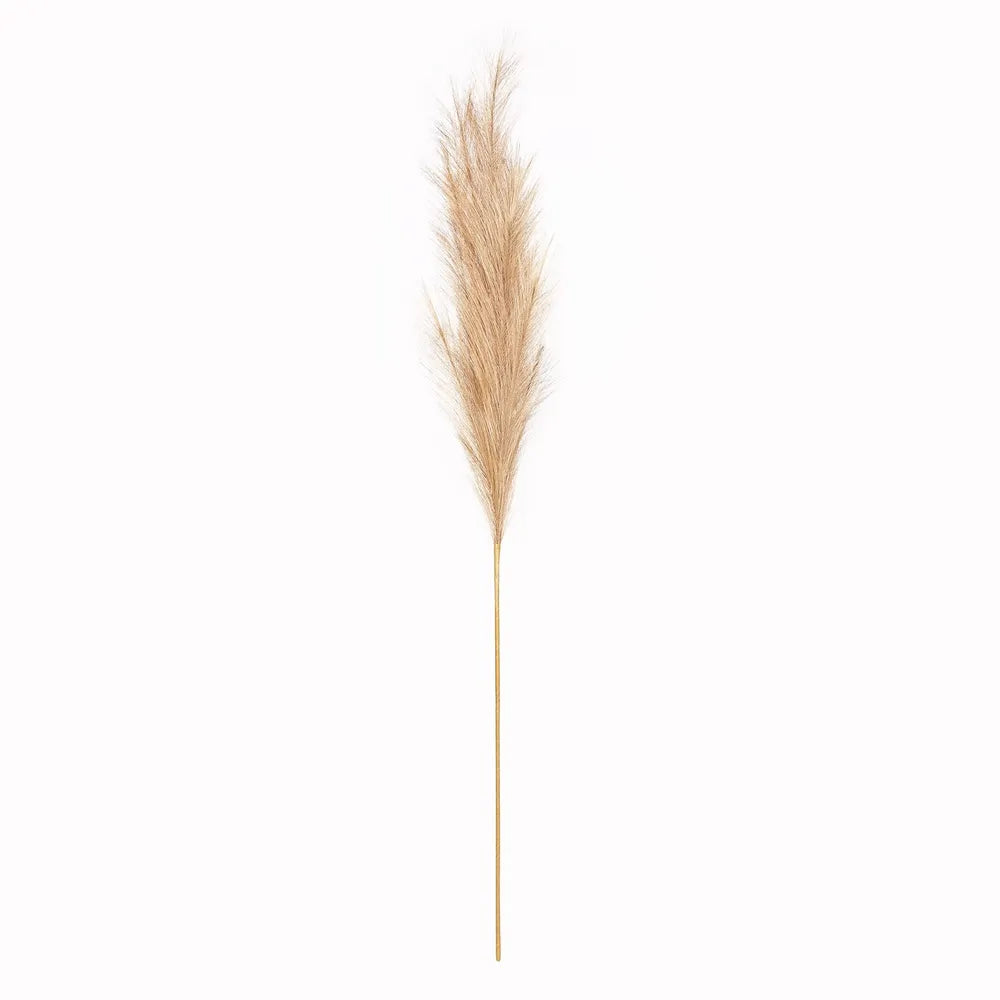 Natural - Artificial Luxury Pampas Grass Single Stem