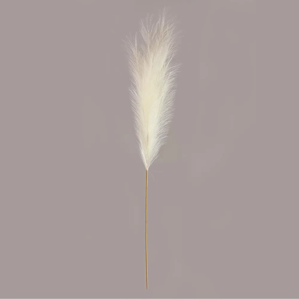White - Artificial Luxury Pampas Grass Single Stem