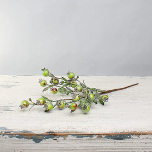 30cm Green Realistic Berry Pick - Christmas Artificial Flower Xmas Wreath Bouquet