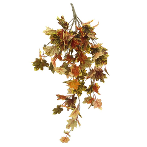 90 cm Large Autumnal Trailing Ivy Green/Brown/Orange