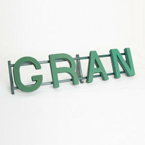 Gran Plastic Backed Letter Frame - Wet Foam - Val Spicer - LARGE ITEM