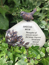 Load image into Gallery viewer, Memorial Bronze 3D Bird Plaque Stone Plaque Tribute Graveside Ornament Garden