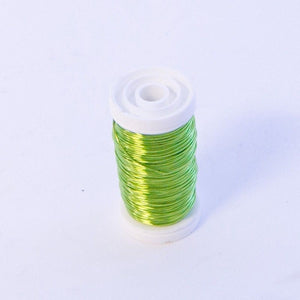 Lime Green Metallic Reel Wire (0.50mm - 100g)