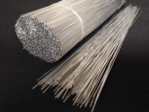 Galvanised Silver Stub Wire - 26swg x 7" - 1kg (0.46mm x 18cm)