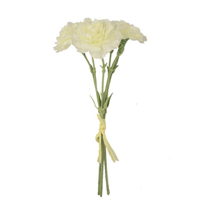 26 cm Artificial Ivory Carnation Bloom