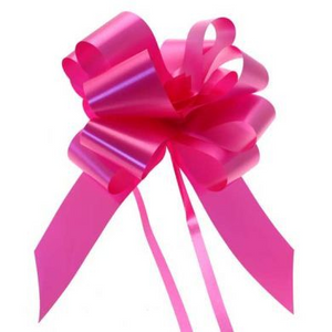 Hot Pink Pull Bows 50mm x 20 Bows