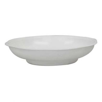Pack of 5 x White Floral Display Pop Posy Bowl Dish - Small Craft Pack
